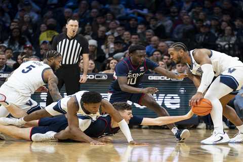 Bad beat: UConn survives but Villanova covers with last-second half-court heave