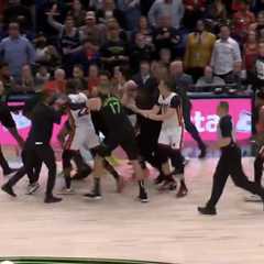 Heat, Pelicans get into nasty brawl as Naji Marshall grabs Jimmy Butler’s neck