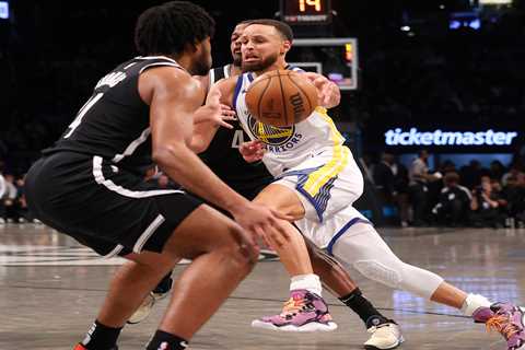 Struggling Nets undone by Stephen Curry late in loss to Warriors