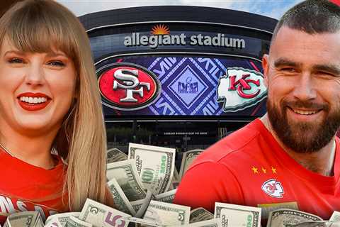 Taylor Swift & Travis Kelce's Families Sitting in Suite Together, He Paid