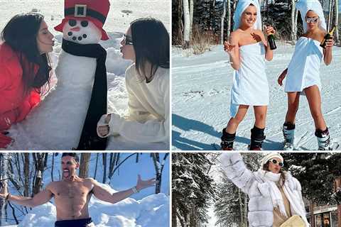 Celebs Vacaying In Aspen ... Say It Ain't Snow!