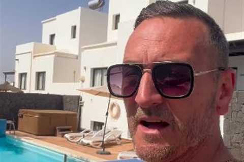 Coronation Street's Will Mellor holiday-shamed by fans during luxury break