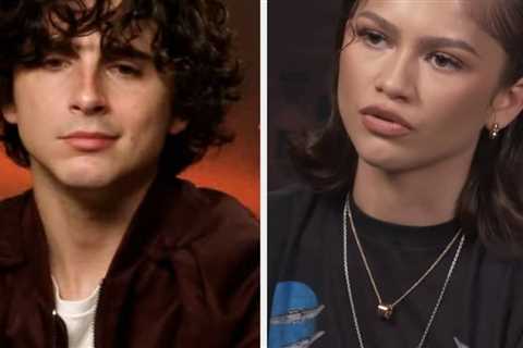 Timothée Chalamet And Zendaya Are Visibly Sick Of Being Asked This One Question On The “Dune: Part..