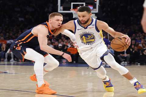 Banged-up Knicks no match for Warriors and Stephen Curry