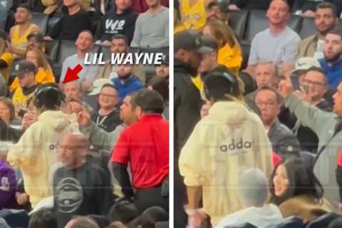 Lil Wayne Confrontation With Lakers Security Guard Caught On Video