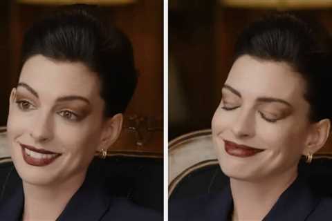 Anne Hathaway Was Left “Speechless” While Watching “The Princess Diaries” For The First Time In..