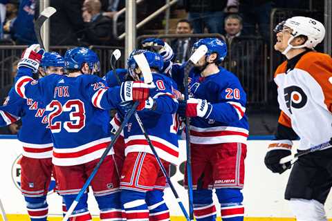 Rangers clinch playoff berth with thrilling overtime win over Flyers