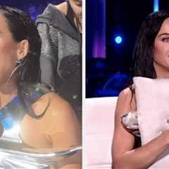 Katy Perry Was Forced To Hold A Cushion Over Her Chest And Hide Under The “American Idol” Judges'..