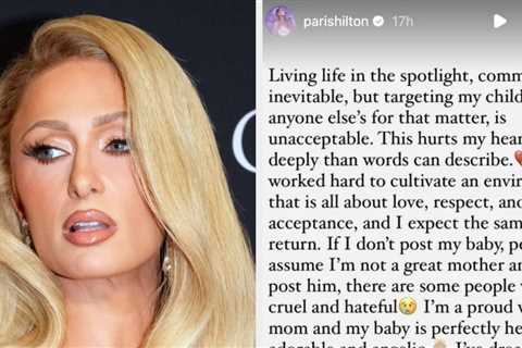 Months After Addressing The Cruel Comments About Her Baby Boy's Appearance, Paris Hilton Revealed..