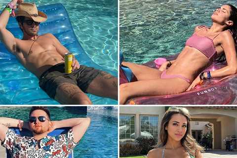 Coachella Cuties Keep Cool By The Pool -- Soak Them In!