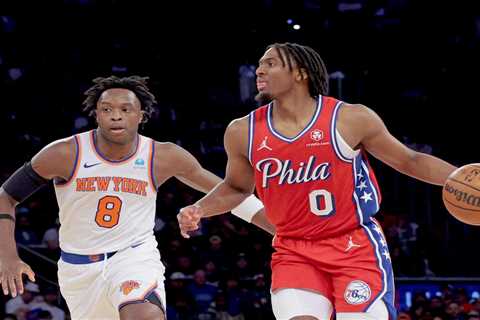 76ers star Tyrese Maxey suddenly in question for Game 2 after torching Knicks in opener