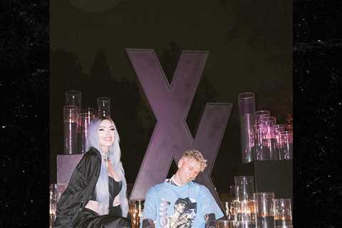 Machine Gun Kelly Back With Megan Fox at 34th Birthday Party