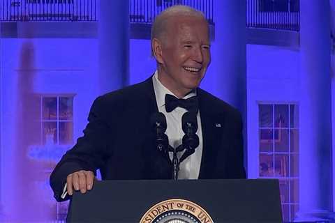 President Joe Biden Pokes Fun at Donald Trump At WH Correspondents' Dinner