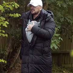 Peter Andre Takes Newborn Daughter for a Walk After Revealing Her Name