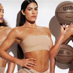 Kim Kardashian's SKIMS Partners W/ WNBA, Star Hoopers Model Undies