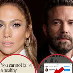 Jennifer Lopez Likes Post About Broken Relationships Amid Ben Affleck Split Rumors