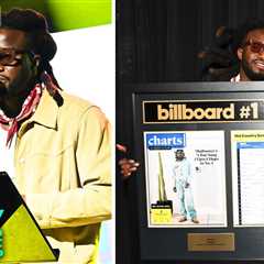 Shaboozey Accepts Billboard Hot Country Songs Chart Plaque For “A Bar Song (Tipsy)” | Country Power ..