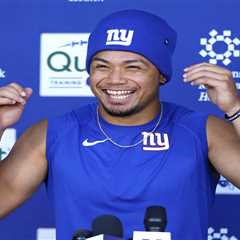 Giants rookie Darius Muasau is a different man on the football field: ‘Don’t know how to explain it’