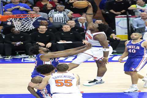 OG Anunoby’s electric dunk over Joel Embiid brought great calls from Mike Breen, Ian Eagle