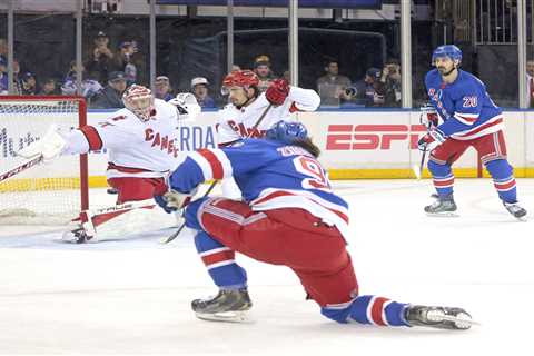 Mika Zibanejad was Rangers’ engine in Game 1 win over Hurricanes