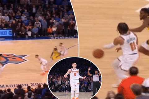 The bananas sequence that led to Knicks’ Game 1 win over Pacers