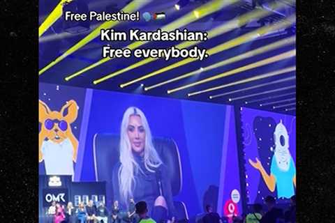 Kim Kardashian Says 'Free Everybody' During Pro-Palestine Outburst