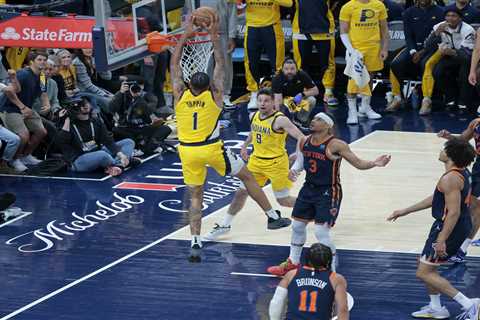 Knicks utterly embarrassed by Pacers in lethargic Game 4 loss to tie series