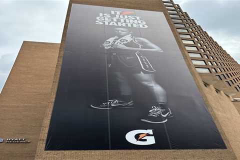 Caitlin Clark’s Indianapolis debut comes with 150-foot Gatorade banner