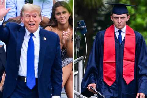 Barron Trump Graduates High School, Donald & Melania Look on With Pride