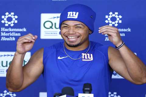 Giants rookie Darius Muasau is a different man on the football field: ‘Don’t know how to explain it’