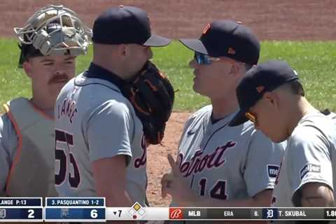 Tigers’ Alex Lange gets chewed out on mound after ‘reckless’ tantrum, then sent to minors