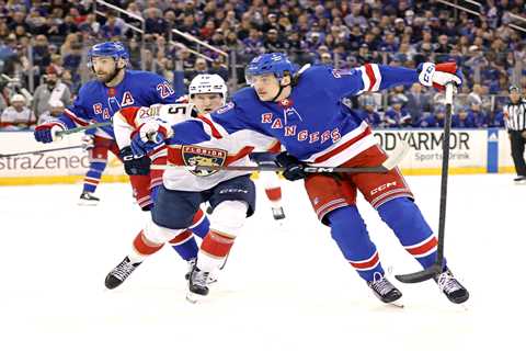 Matt Rempe gives Rangers extra jolt with physical presence in Game 2 win