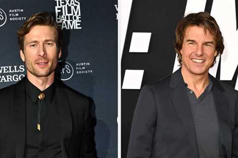 Fans Think They've Found The Pic Of Tom Cruise Pranking Glen Powell By Pretending Their Helicopter..