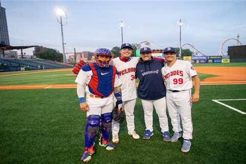 Rehabbing Francisco Alvarez plays part in historic no-hitter for Brooklyn Cyclones