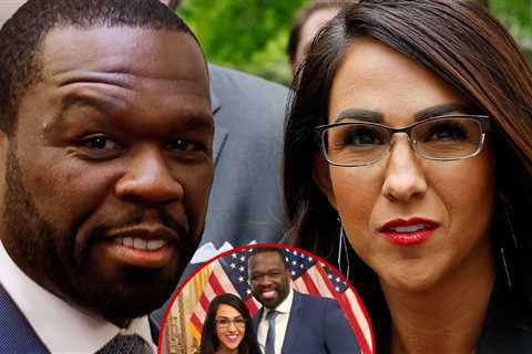 50 Cent and Rep. Lauren Boebert Pose Together on Capitol Hill, Seem Flirty