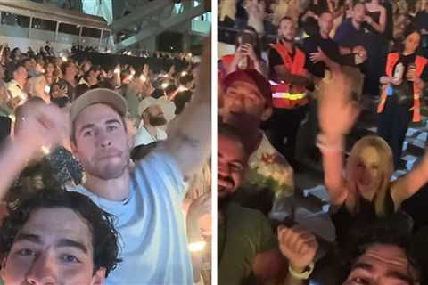 Coldplay Concert Draws Joe Jonas, Liam Hemsworth, Kylie Minogue