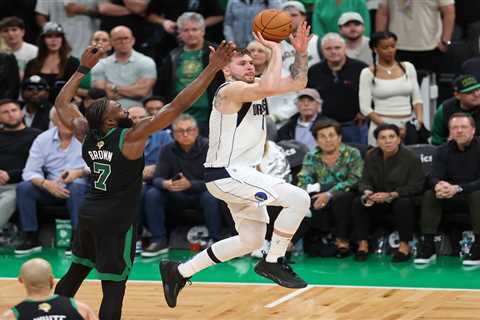 Celtics stars help fend off Luka Doncic’s historic triple-double to take 2-0 NBA Finals lead