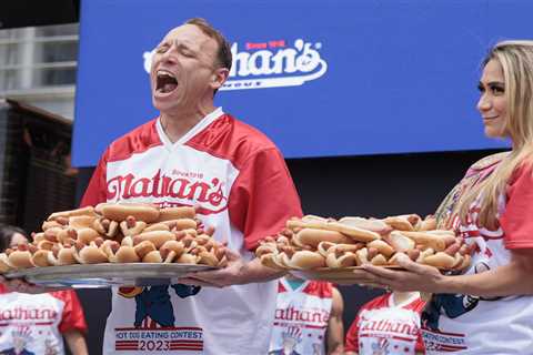 Nathan’s hot dog eating contest host felt ‘gut punch’ after Joey Chestnut July 4 decision