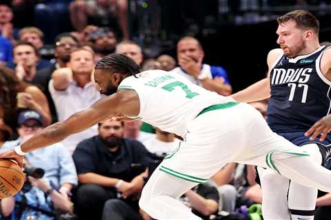 Referees’ foul call on Luka Doncic all but gives Celtics NBA title