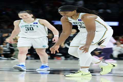 Jonquel Jones’ career-high 34 points propel Liberty over Aces in WNBA Finals rematch