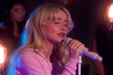 Sabrina Carpenter Strips Down Chappell Roan’s ‘Good Luck, Babe!’ for BBC Performance