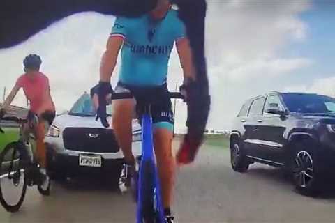 Cyclists Run Over By Hit-and-Run Driver In Graphic Video