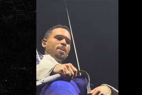 Chris Brown's Bulge Goes Viral After Fans Spot Huge Imprint at Concert