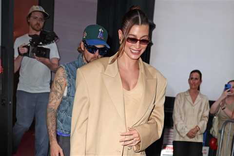 Justin Bieber Holds Onto Wife Hailey Bieber’s Baby Bump in Adorable Instagram Post