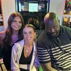 Shaquille O’Neal parties with ‘Hawk Tuah Girl’ during DJ set in Nashville