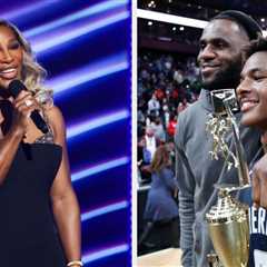 Serena Williams Poked Fun At LeBron James Wanting To Win A Championship With His Son Bronny James