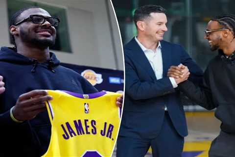 Bronny James ‘earned’ his Lakers NBA draft selection: JJ Redick