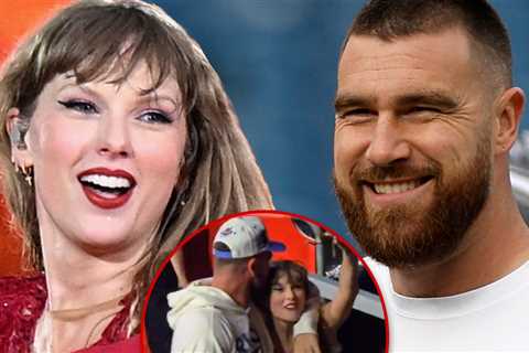 Travis Kelce Sweet Head Kiss For Taylor Swift After Amsterdam 'Eras' Tour Show