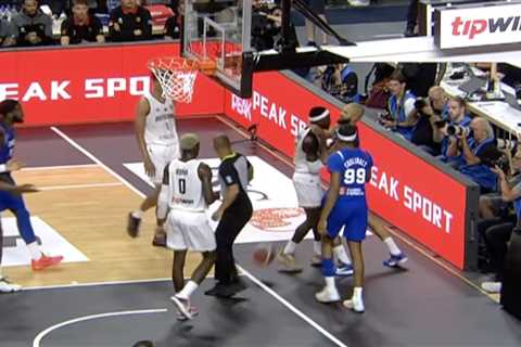 Evan Fournier chokes Dennis Schroder during ugly fight in France-Germany game