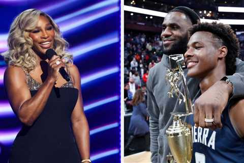 Serena Williams Poked Fun At LeBron James Wanting To Win A Championship With His Son Bronny James